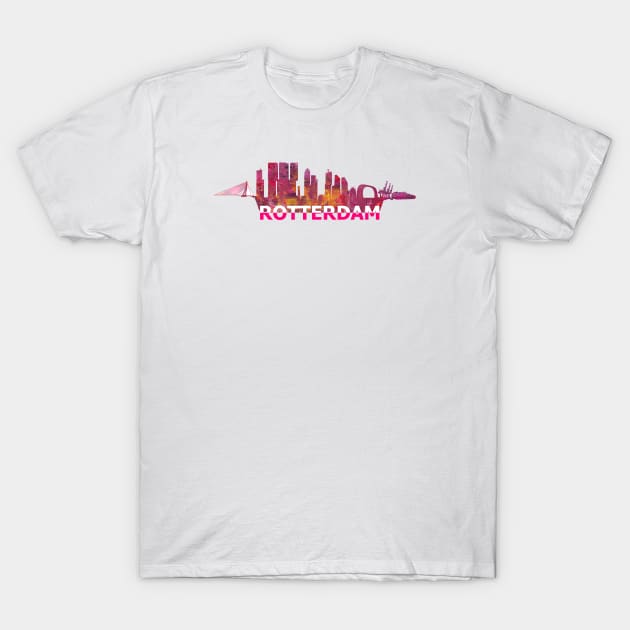 Rotterdam Skyline T-Shirt by artshop77